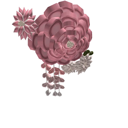 🏮 Youthful Pink Floral Japanese Kanzashi Hairpin