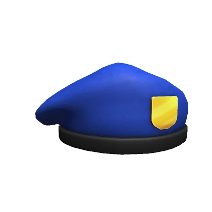 Army blue military beret