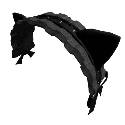 black kitty maid bonnet