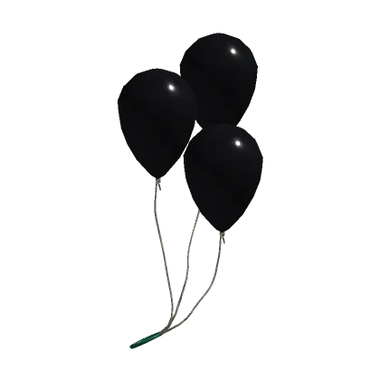 Balloons on Hand - Black