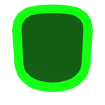 Green Head Outline Aura