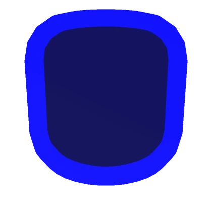 Blue Head Outline Aura