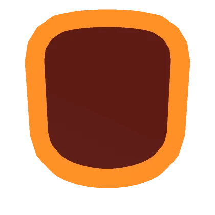 Orange Head Outline Aura