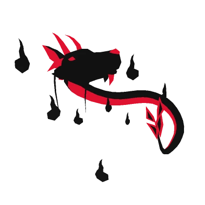 Black/Red Spirit Dragon