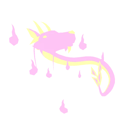 Pastel Pink/Yellow Spirit Dragon