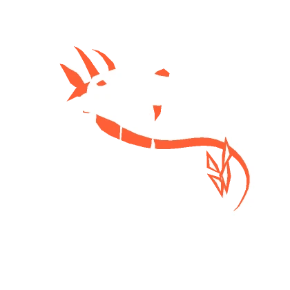 White/Orange Spirit Dragon