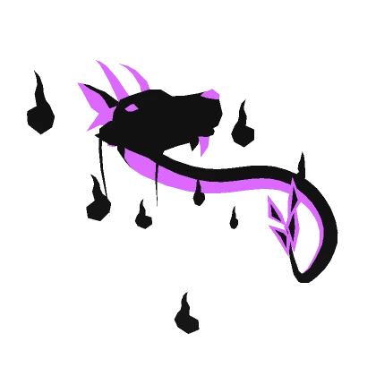 Black/Pink Spirit Dragon