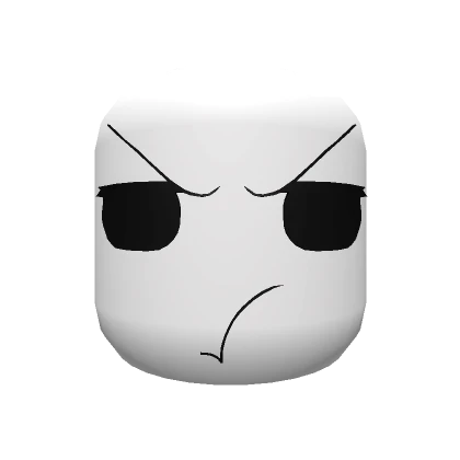 Angry Manga Pout Mask