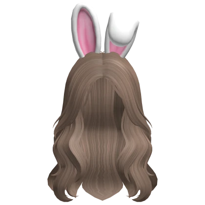 Easter Hair w/ Bunny Ears Milktea Brown