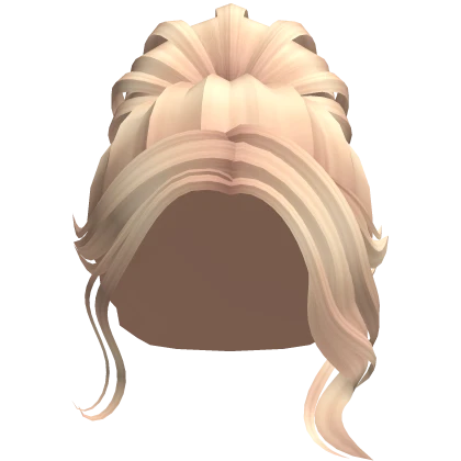 Glamorous Flowy Hair Bun (Blonde)