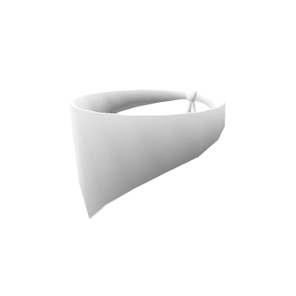 White Bandana Mask - Cartoony