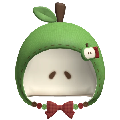 ♡ retro kawaii green apple hood