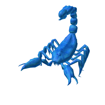 Scorpion Large Blue Shoulder Pet
