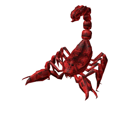 Scorpion Large Red Shoulder Pet