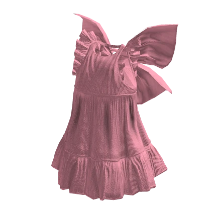Cute Pretty Pink Ribbon Dress