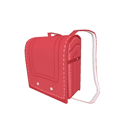 Cute Backpack - Pastel Red Stylized Anime