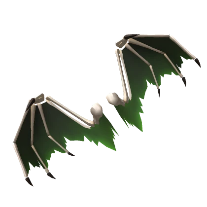 White Dragon Bone Wings (Green)