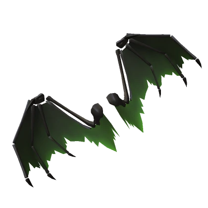 Black Dragon Bone Wings (Green)