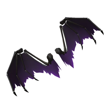 Black Dragon Bone Wings (Purple)