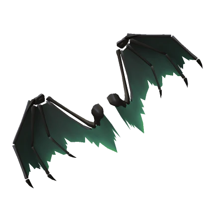 Black Dragon Bone Wings (Jade)