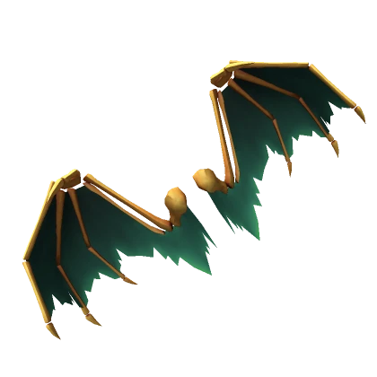 Gold Dragon Bone Wings (Jade)