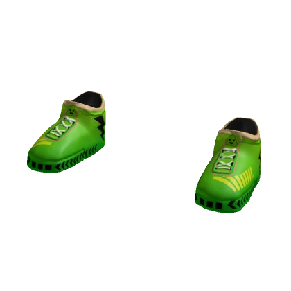 Aza's Sneakers  - Neon Green