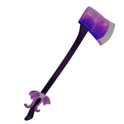 Cute Axe [Purple with Star Bow]