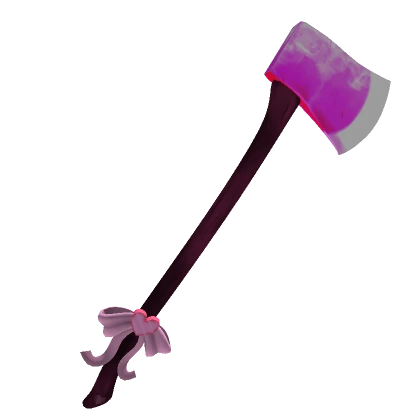 Cute Axe [Pink with Heart Bow]