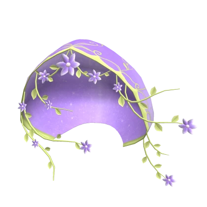 Bloom spring hood - Purple