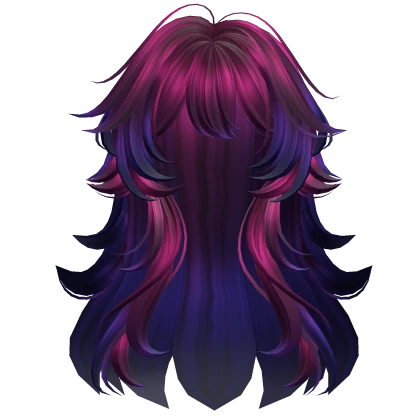 Super Fluffy Wavy Anime Hairstyle (Vaporwave)
