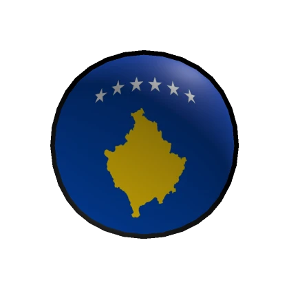 Countryball Mask: Kosovo