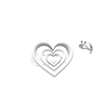 Y2k Heart Hair Clip White