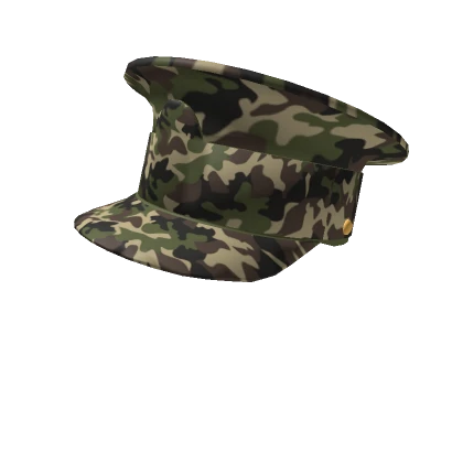 Army Green Camo Captain Navy Hat Military Navy