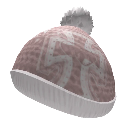 Pink Y2K Warm Beanie