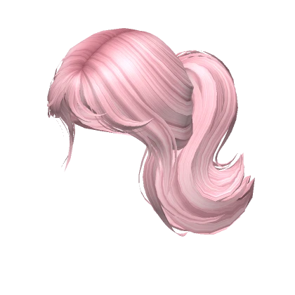 Spiked Fluffy Ponytail in Pink