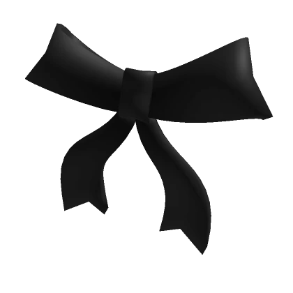 Neck Bow Ribbon 3.0 Black