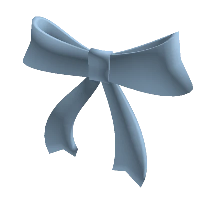 Neck Bow Ribbon 1.0 Blue