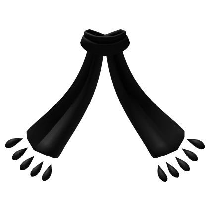 Low Black Scarf (Outward)