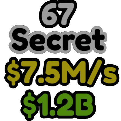 67 Nametag [ Steal a Brainrot ]