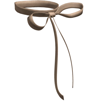 brown neck bow