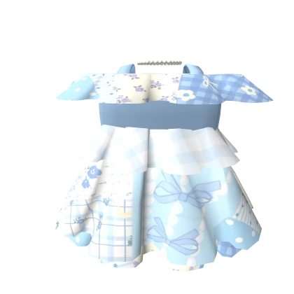 💙Beautiful Blue Igari Cottage Dress 3.0