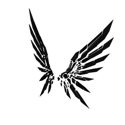 Black Metalic Mecha Wings (ASM)