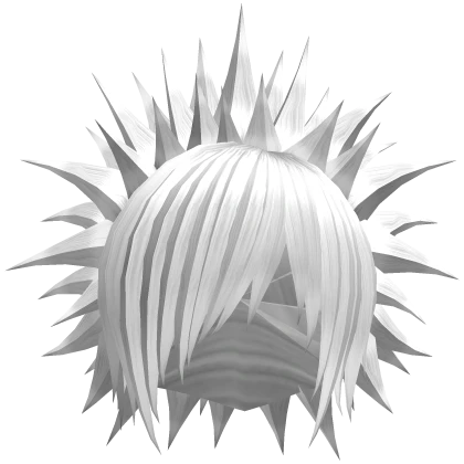 Rebel Spike Rockstar Hair in White