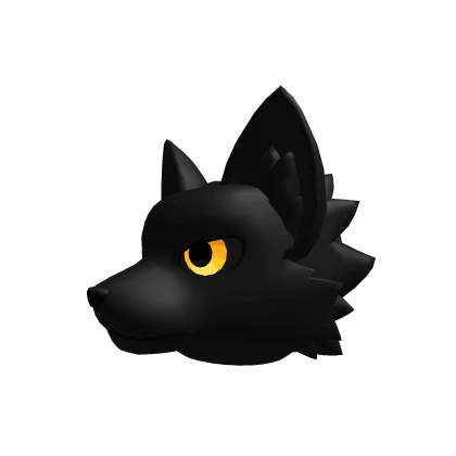 Kemono Wolf Head (Black)