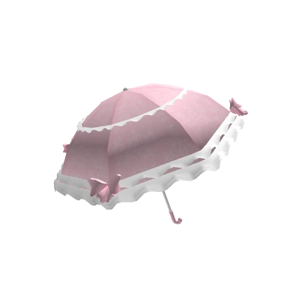 Cute Valentines Pink Parasol