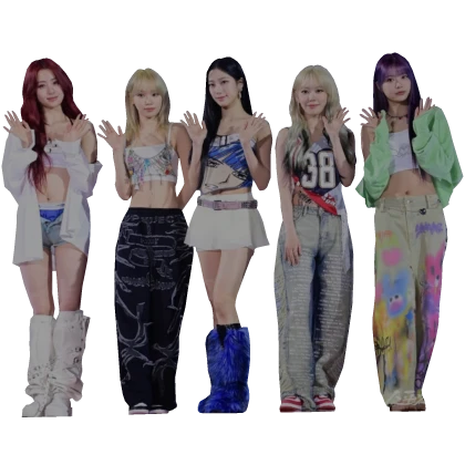 LE SSERAFIM Kpop Back Buddy Cutout