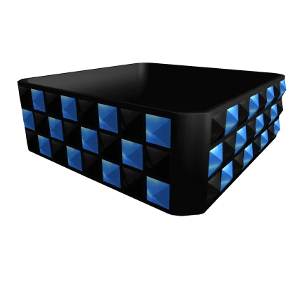 black & blue pyramid studded scene bracelet 1.0