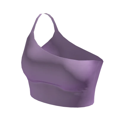 acubi ☆ purple one strap tank top