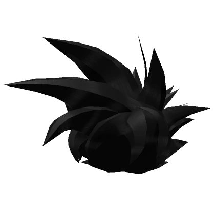 Black Spiky Male Hair V2