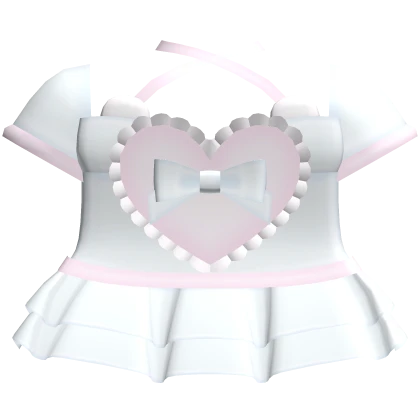 ♡ : FREE cute ruffled heart top in blue & pink